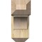 Ekena Millwork Thorton Craftsman Rough Sawn Bracket w/ Offset Brace, Douglas Fir, 8"W x 18"D x 18"H BKT0806X18X18THR04RDF - alternate 3